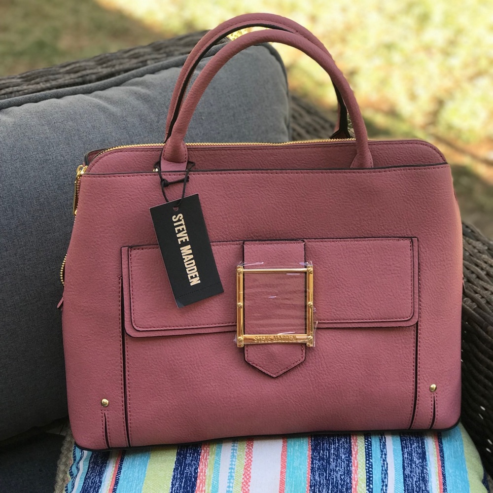 !!SOLD!! 🌹New Steve Madden Rose Pink Purse🌹